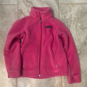 Columbia Girls Benton Fleece Zip Up Jacket size xs